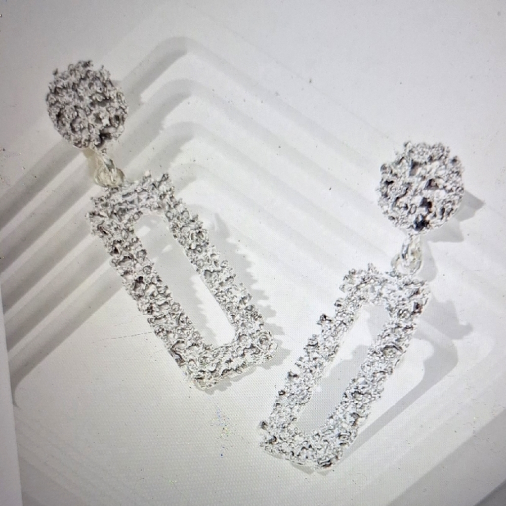 Elegant Silver Drop Earrings
